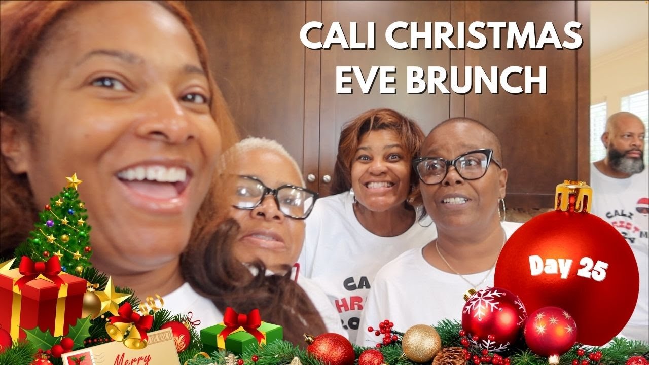 A Cali Christmas Eve Brunch | Vlogmas Day 25 | That Chick Angel TV