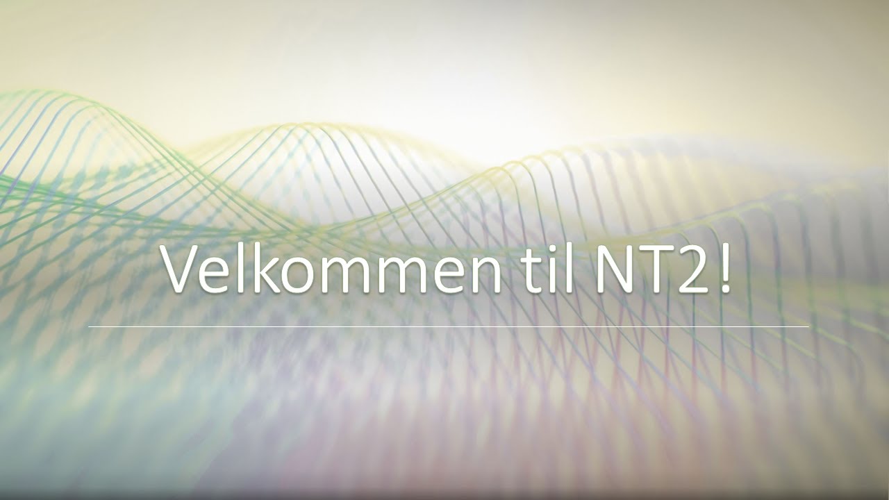 Velkommen til digital undervisning (NT2, FS20)