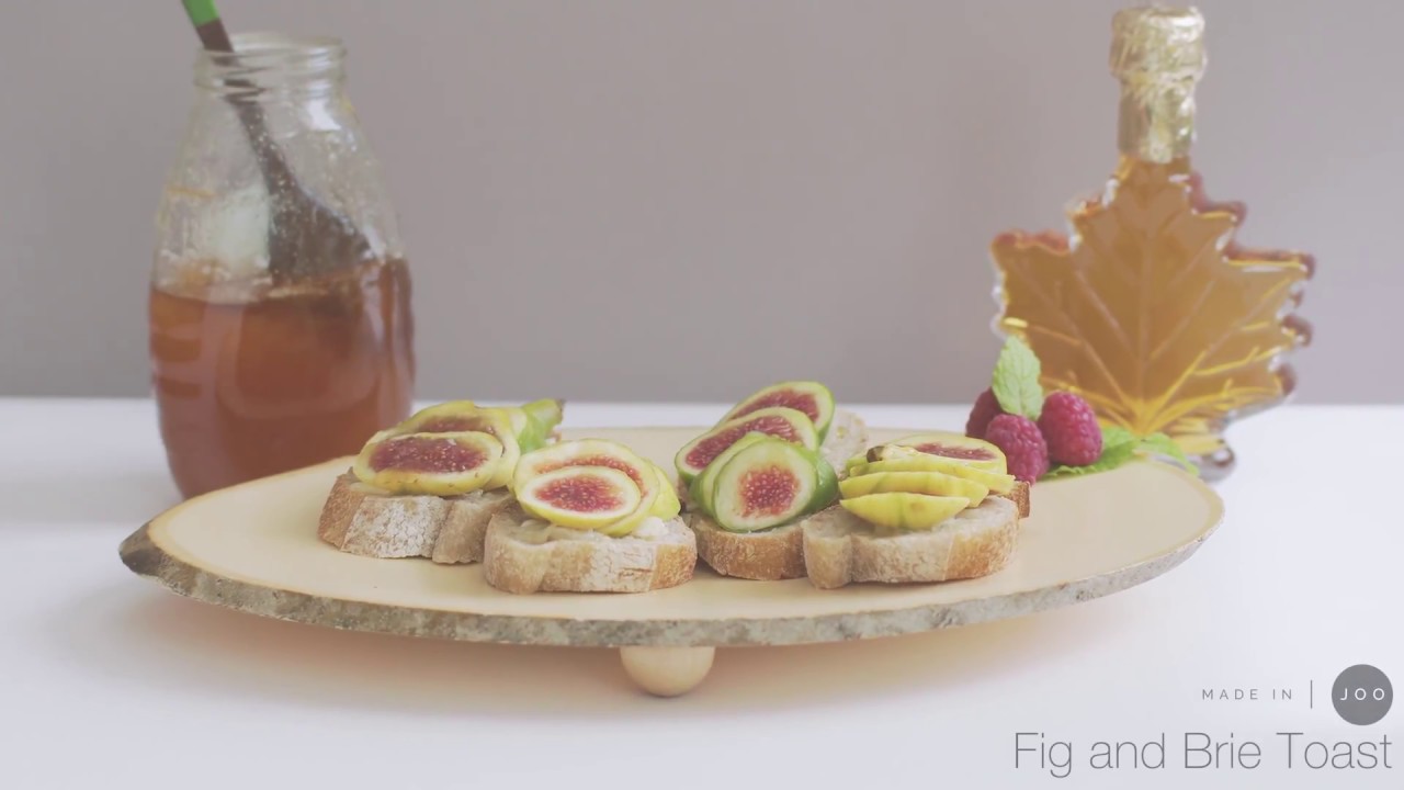 [Tea and Food Pairing] Fig and brie toast with White tea 4k Video