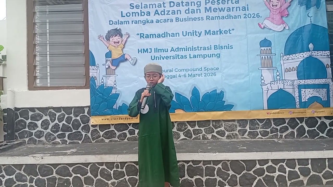 Lomba Adzan dan Mewarnai dalam rangka acara Business Ramadhan 2026