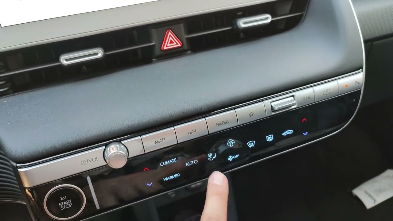 Hyundai Ioniq 5 2021 climate buttons don't work