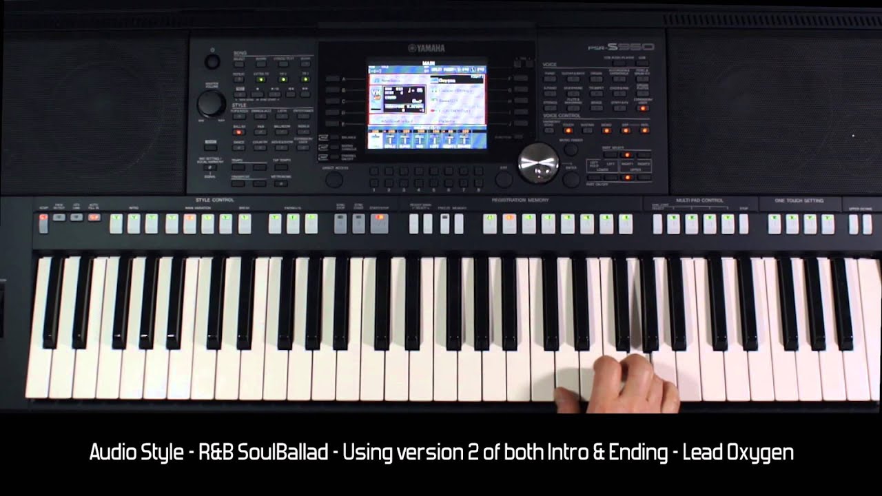 Yamaha PSR S950 - Style Demo 