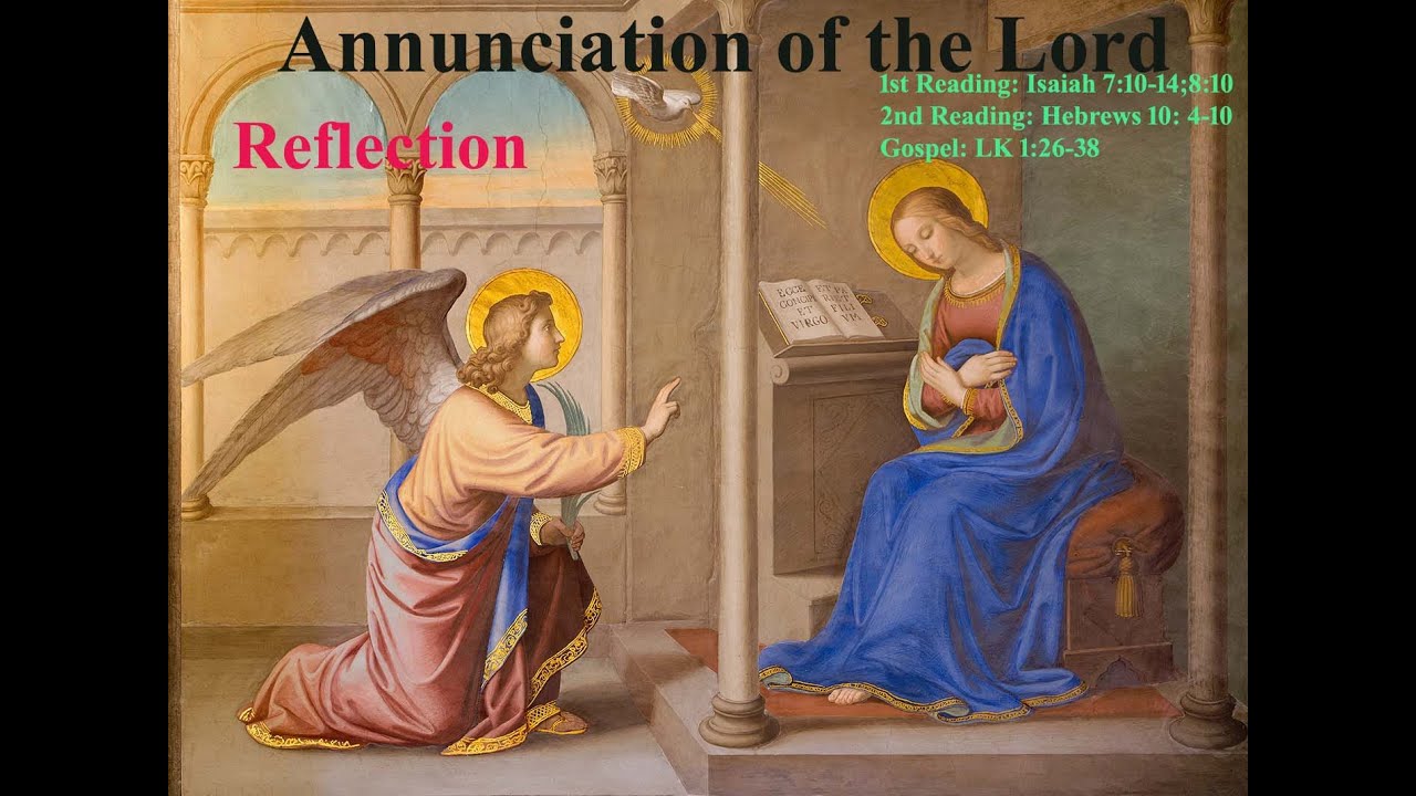 The annunciation of the Lord 