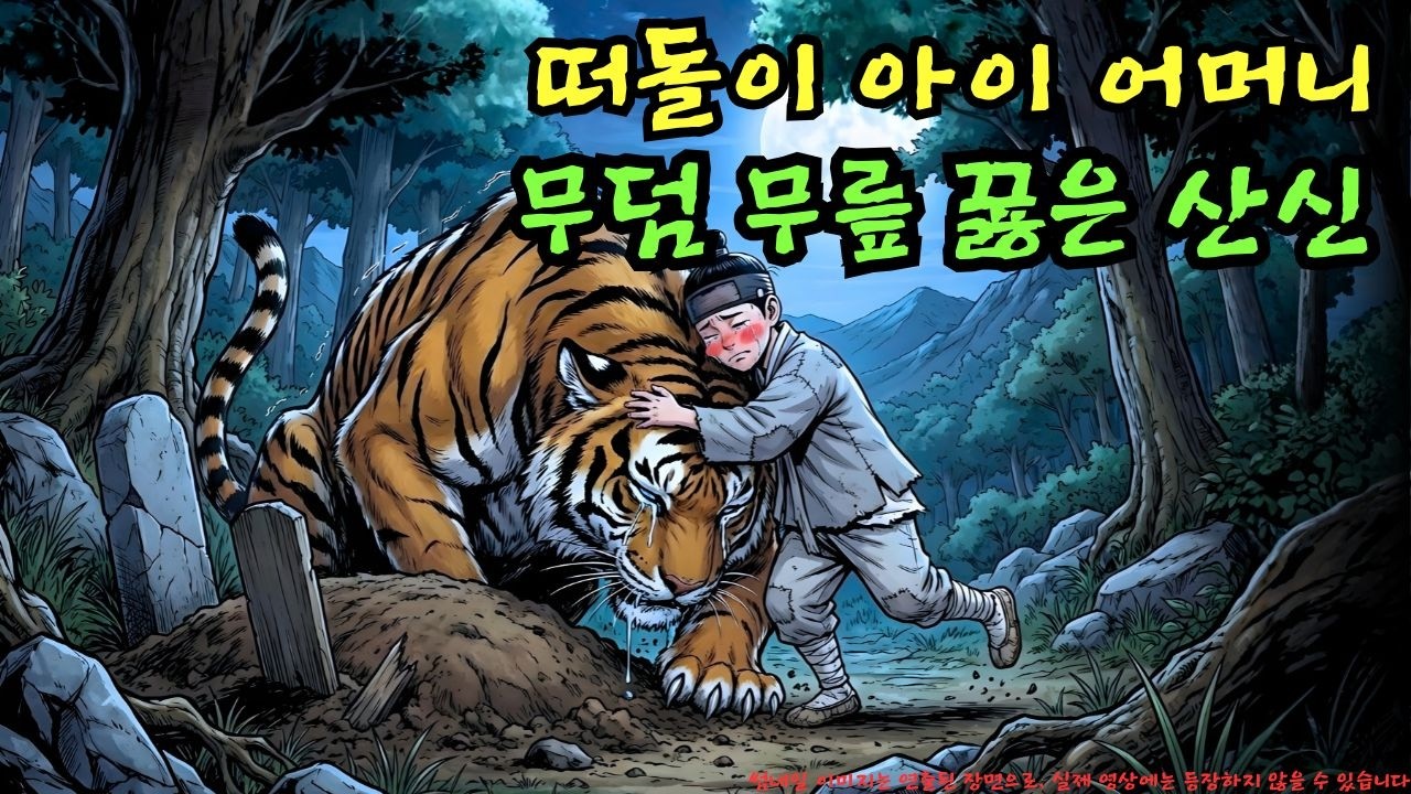 👉 떠돌이 아이가 어머니의 쓸쓸한 무덤 앞에 무릎 꿇은 산신 호랑이를 발견했다… 그런데 이 선택은 과연 위험하지는 않았을까? | 야담 |옛날이야기 |민담 |전설 | 설화