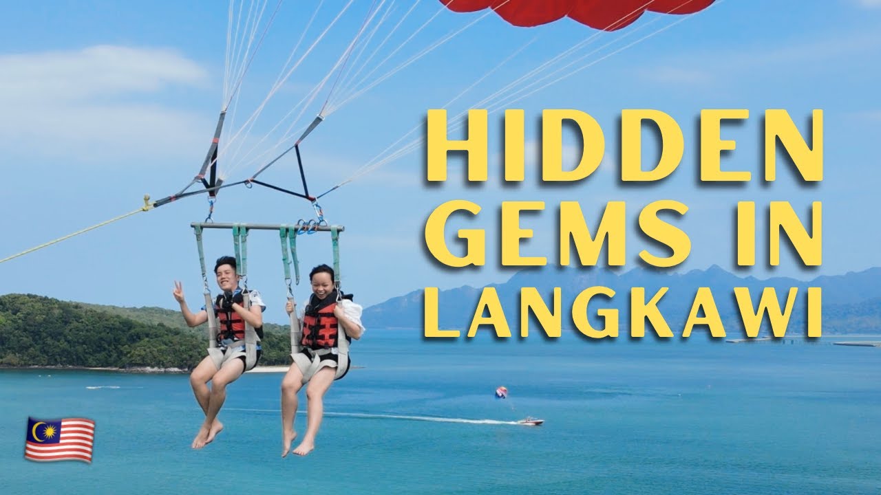 AN ADVENTUROUS DAY IN LANGKAWI! 🏝️🇲🇾 food hunt, waterfall, parasailing 🪂