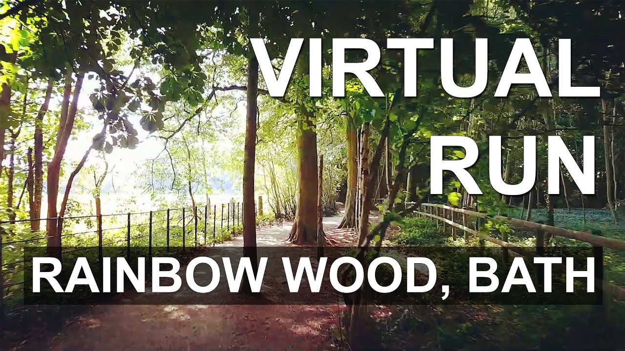 Virtual Run | Rainbow Wood, Bath, UK | Beautiful Treadmill Running Scenery
