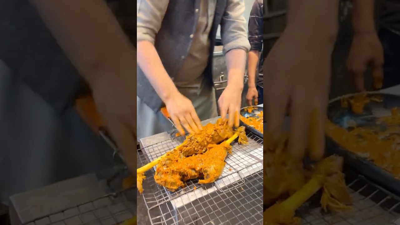 Mutton Leg Tandoori #streetfood #biharimutton #food #foodie