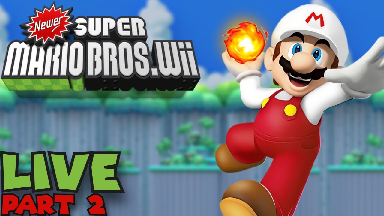 Let's Play on Newer Super Mario Bros Wii l LIVE #2