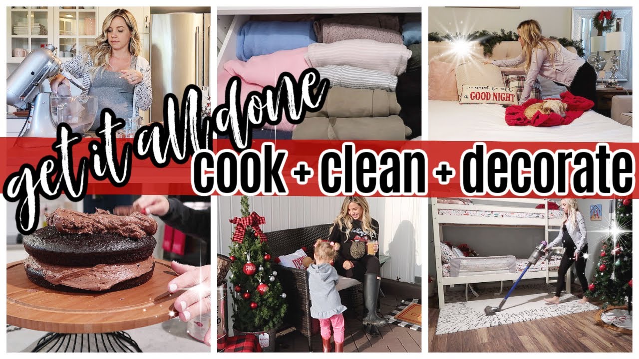 *NEW* GET IT ALL DONE // COOK WITH ME CLEAN WITH ME DECORATE WITH ME CHRISTMAS 2020/ TIFFANI BEASTON