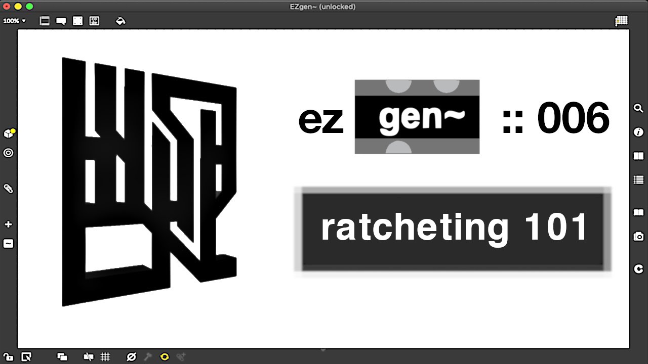 EZ Gen~ MaxMSP Tutorial 006 :: Ratcheting 101