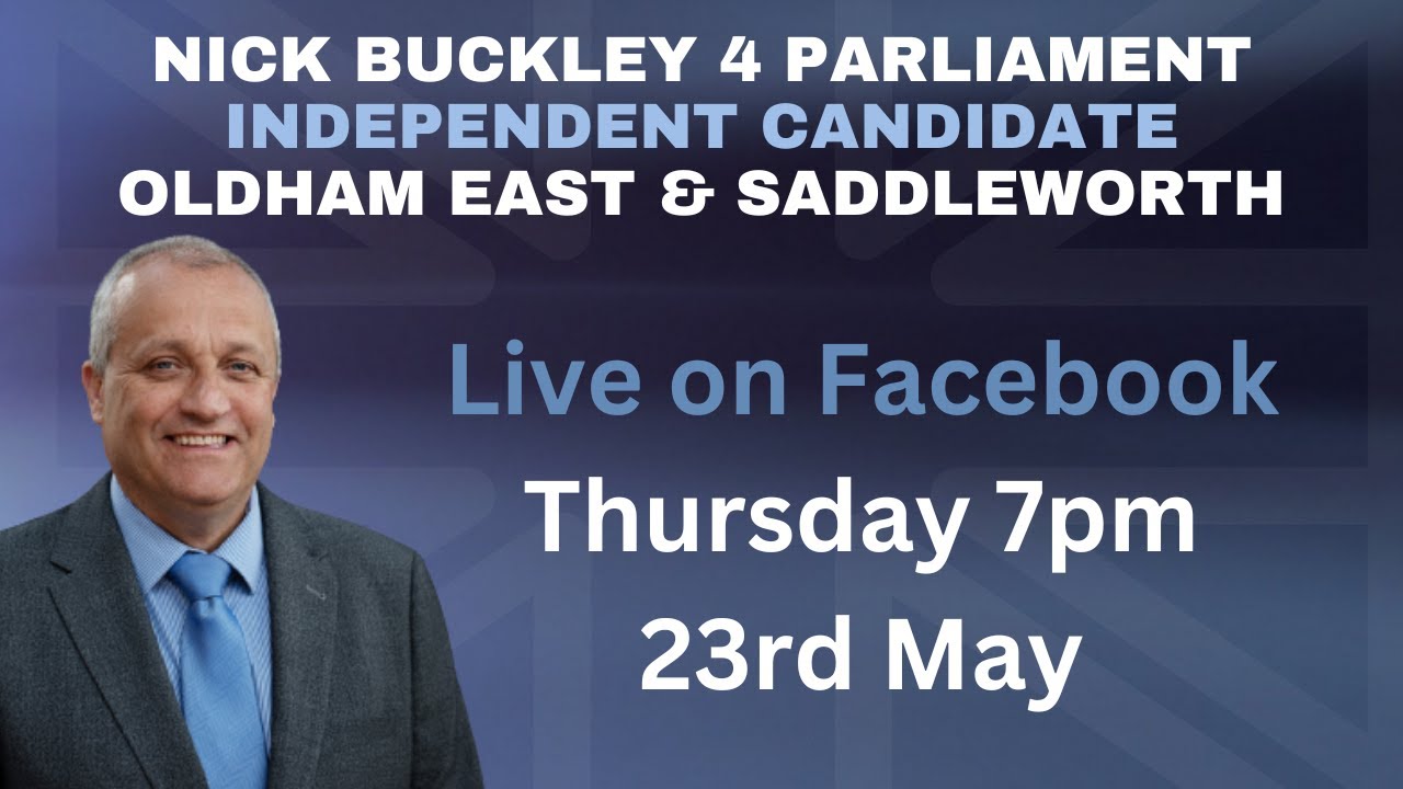 Nick Buckley 4 Parliament: Live
