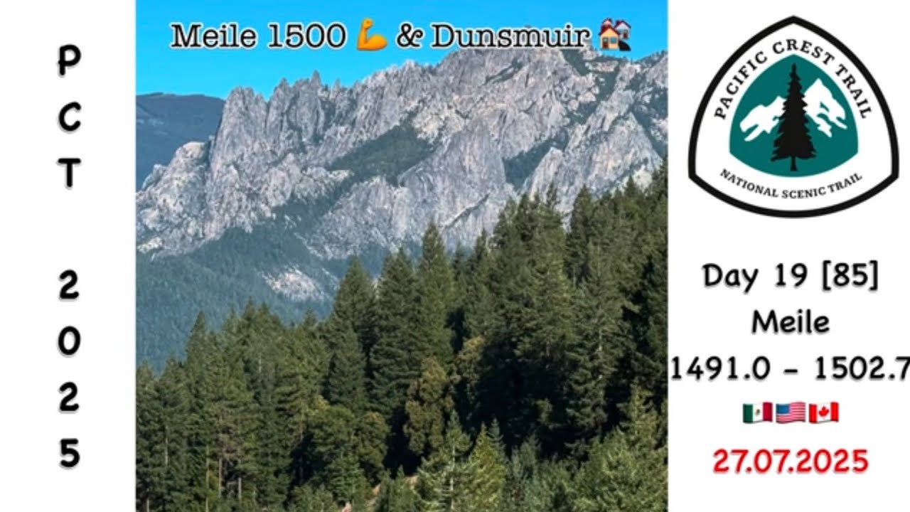 4K - PCT 2025 - Day 19 [85] - 27.07.25 - Meile 1491.0 to 1502.7 -  Pacific Crest Trail