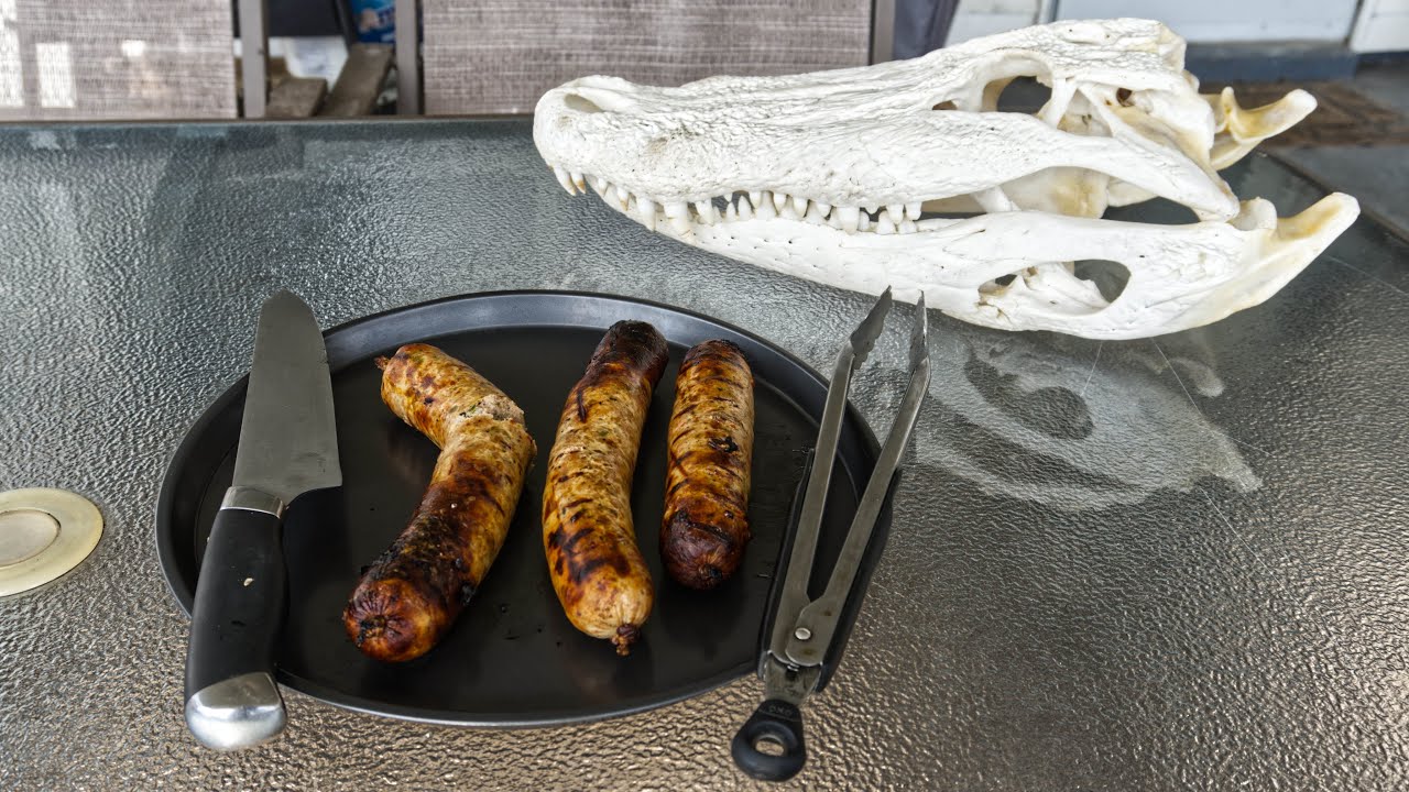 Making ALLIGATOR SAUSAGE From Scratch