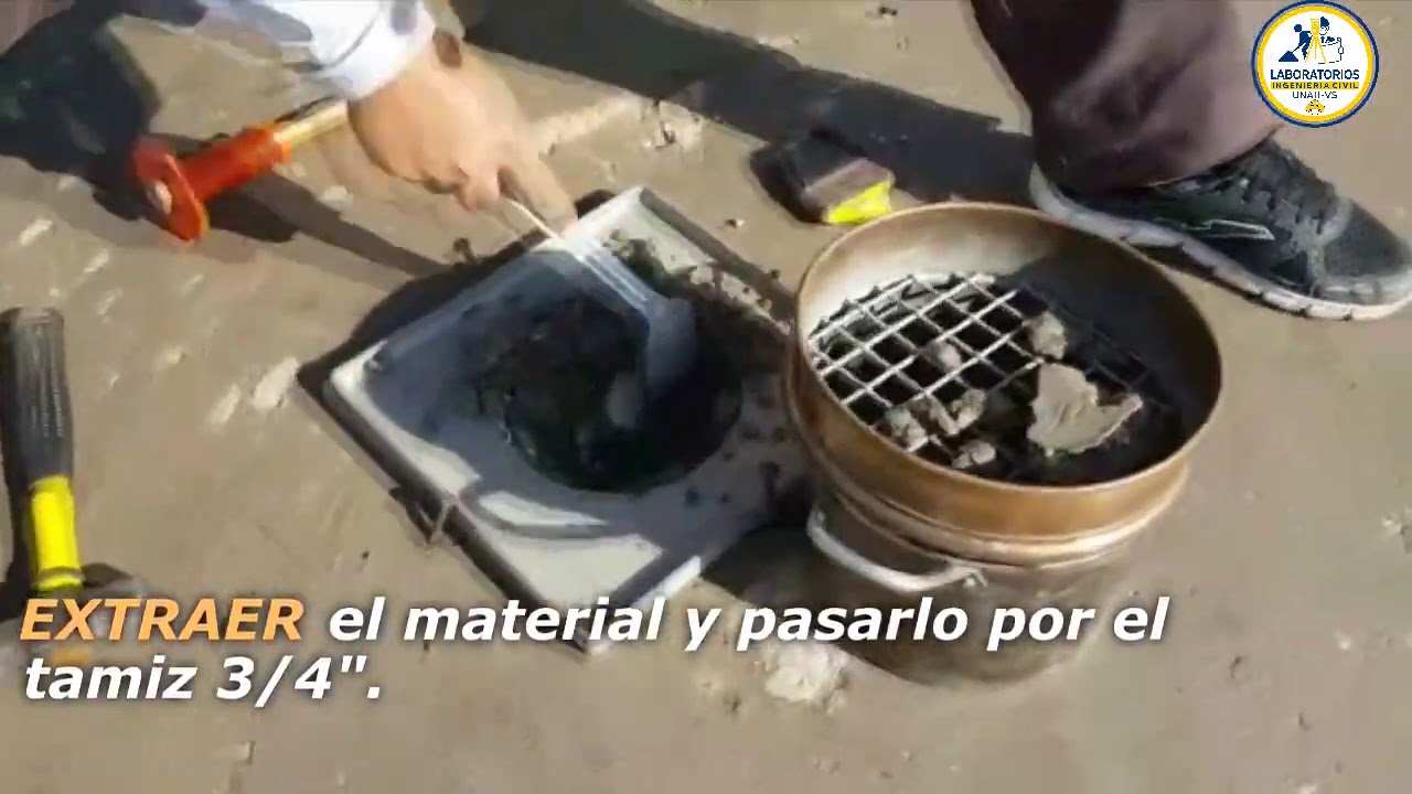 ENSAYO DE DENSIDAD DE CAMPO MÉTODO DEL CONO DE ARENA ASTM D-1556