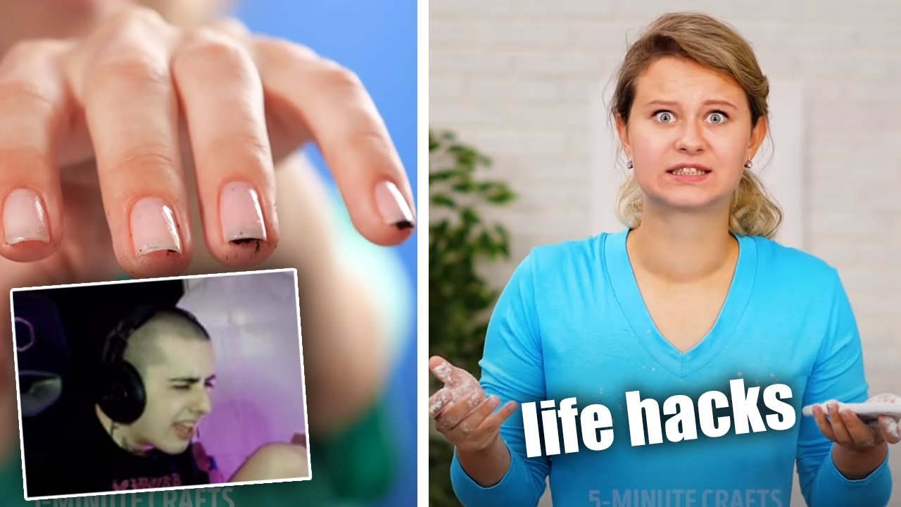 pero qué hace el weon. reaccionando a life hacks