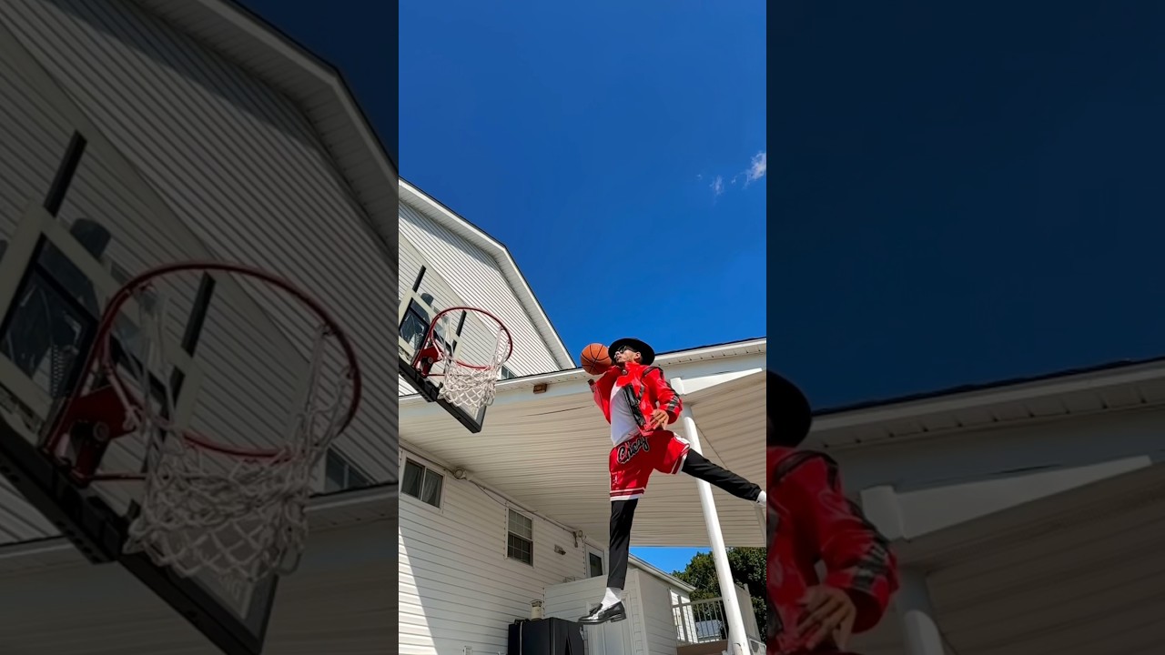 If Michael Jackson and Jordan Fused 🤣🏀 FULL Video on my page!! #nba #basketball #funny