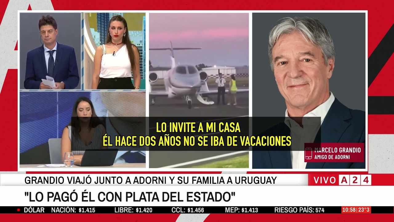 📢 ABREN INVESTIGACIÓN POR LOS VIAJES DE MANUEL ADORNI  A PUNTA DEL ESTE Y NUEVA YORK