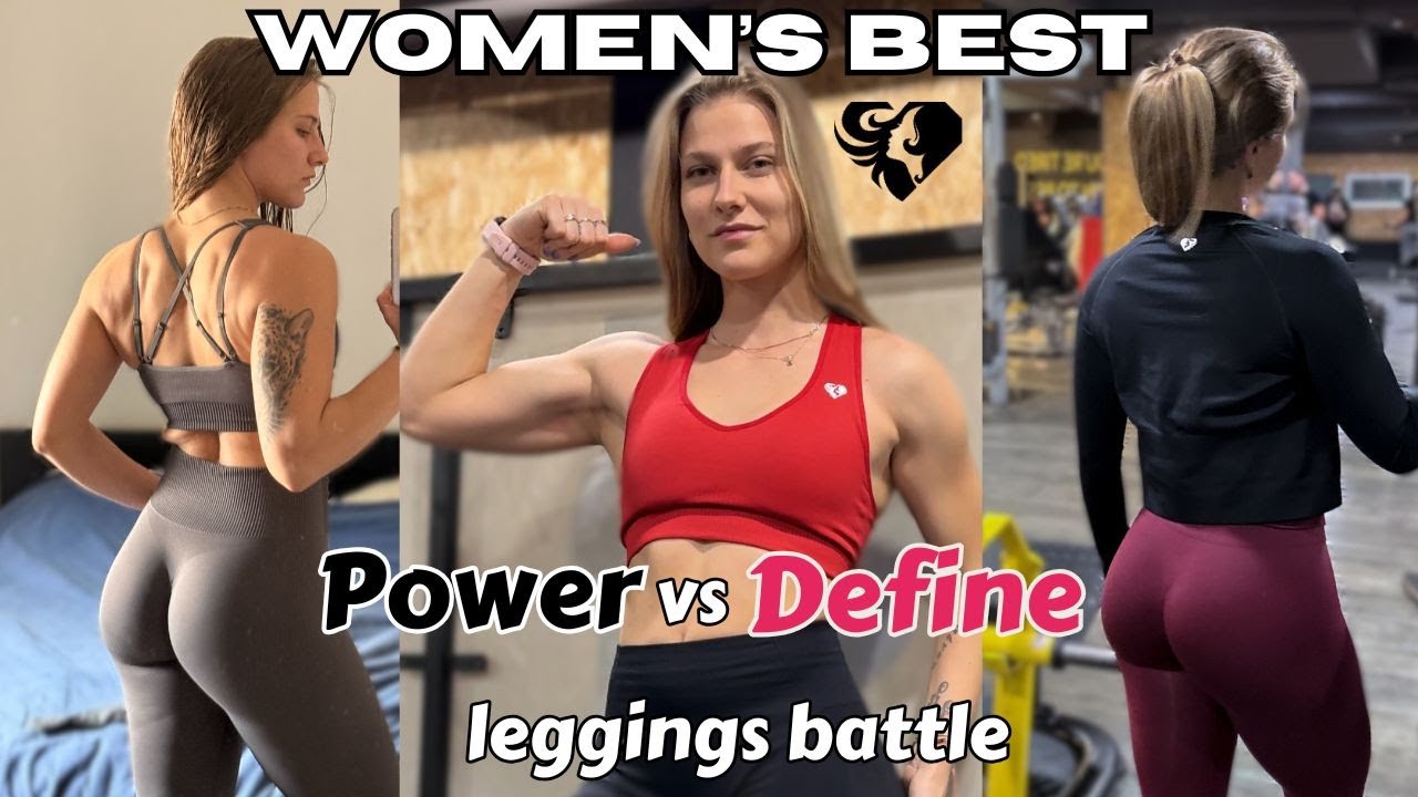Women’s Best essential leggings | Butt scrunch or not? Which ones are better? fitness try-on haul