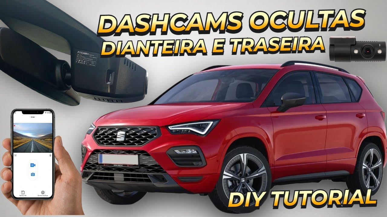 Como instalar câmera dianteira e traseira no SEAT Ateca com FitcamX