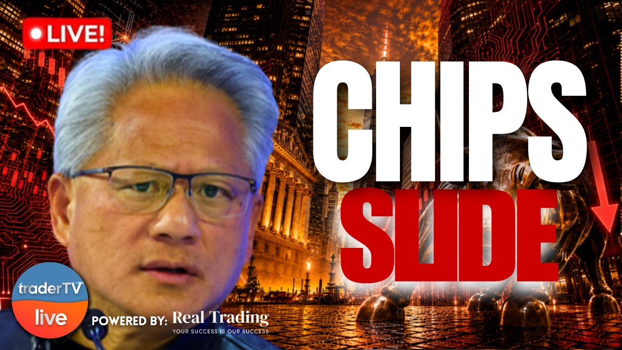 Chip Stocks Slide Despite Strong $TSMC Earnings | Markets Mixed Ahead of $NFLX| Stock Market Live
