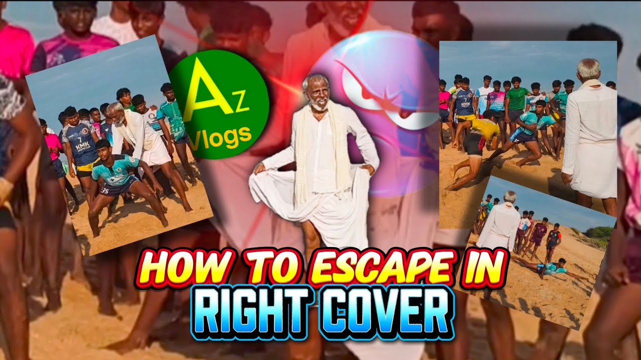 HOW TO ESCAPE IN RIGHT COVER 👍Az vlogs 💛🤼✨...#kabaddi #videos #kabaddivlog  #content