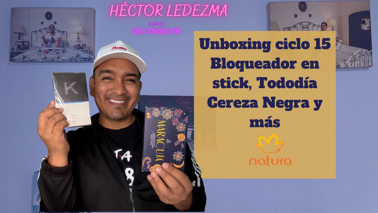 Unboxing Ciclo 15 Natura. Lanzamientos Cereza negra y praliné, gloss y bloqueador en stick y más