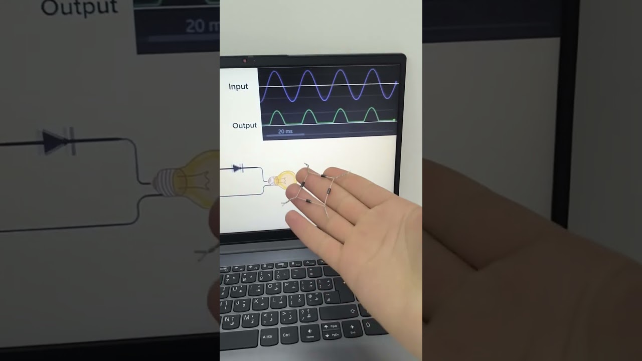 دوائر الكترونيه الفرق بين half-wave and full-wave