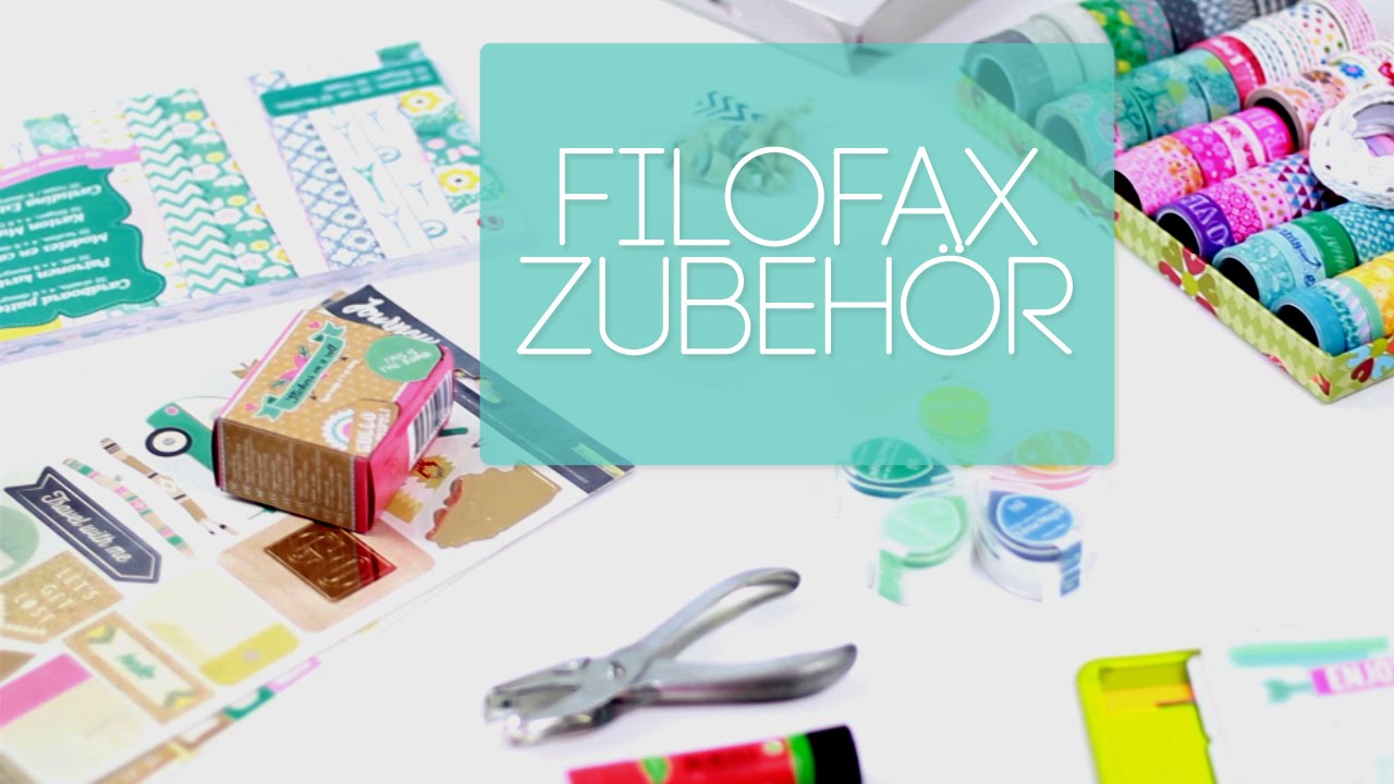 Filofax Setup Zubehör  I Washi Tape I Clipbook I Filofax Notebook I German Deutsch