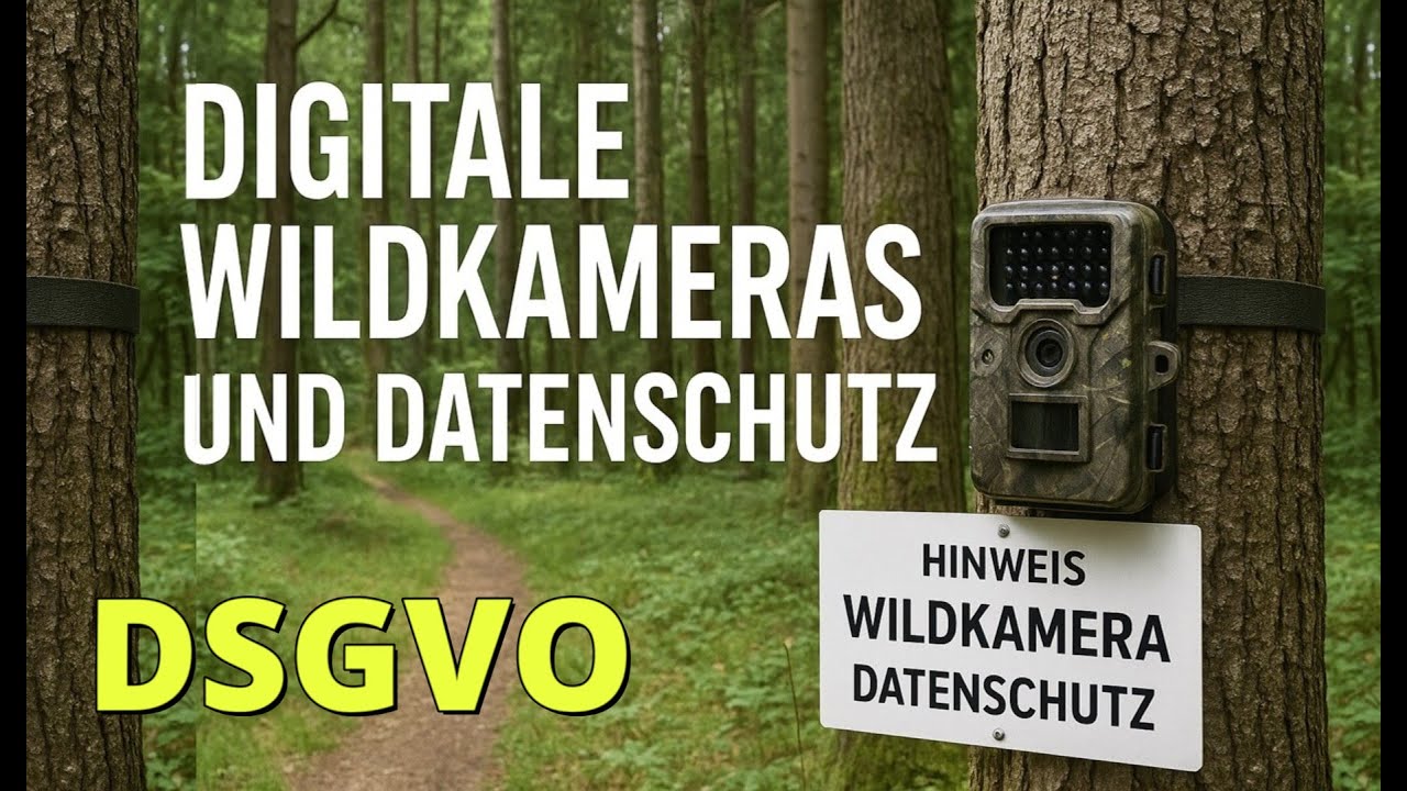 Wildkameras im Datenschutz der  DSGVO was ist die Vorschrift