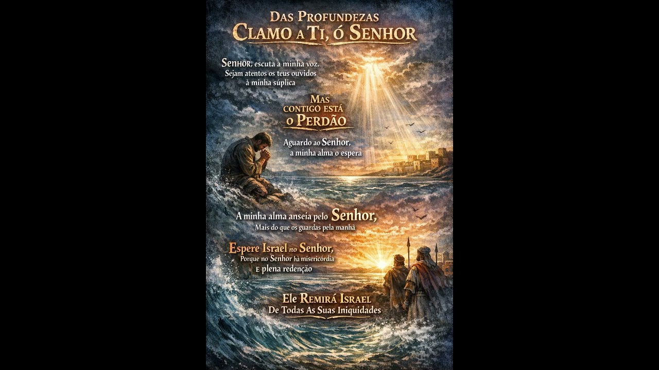 SALMO 130 Das Profundezas a Ti Clamo, ó Senhor #hino #louvores #salmos130 #musicagospel