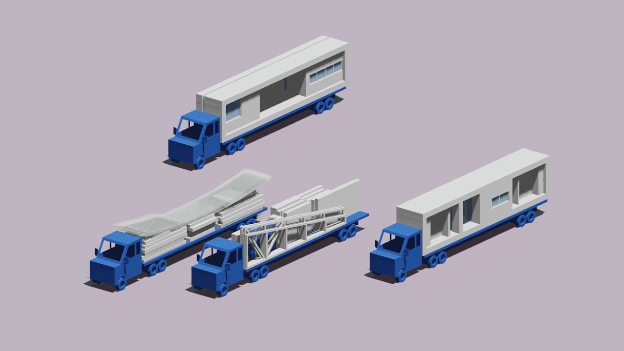 Transport of building materials