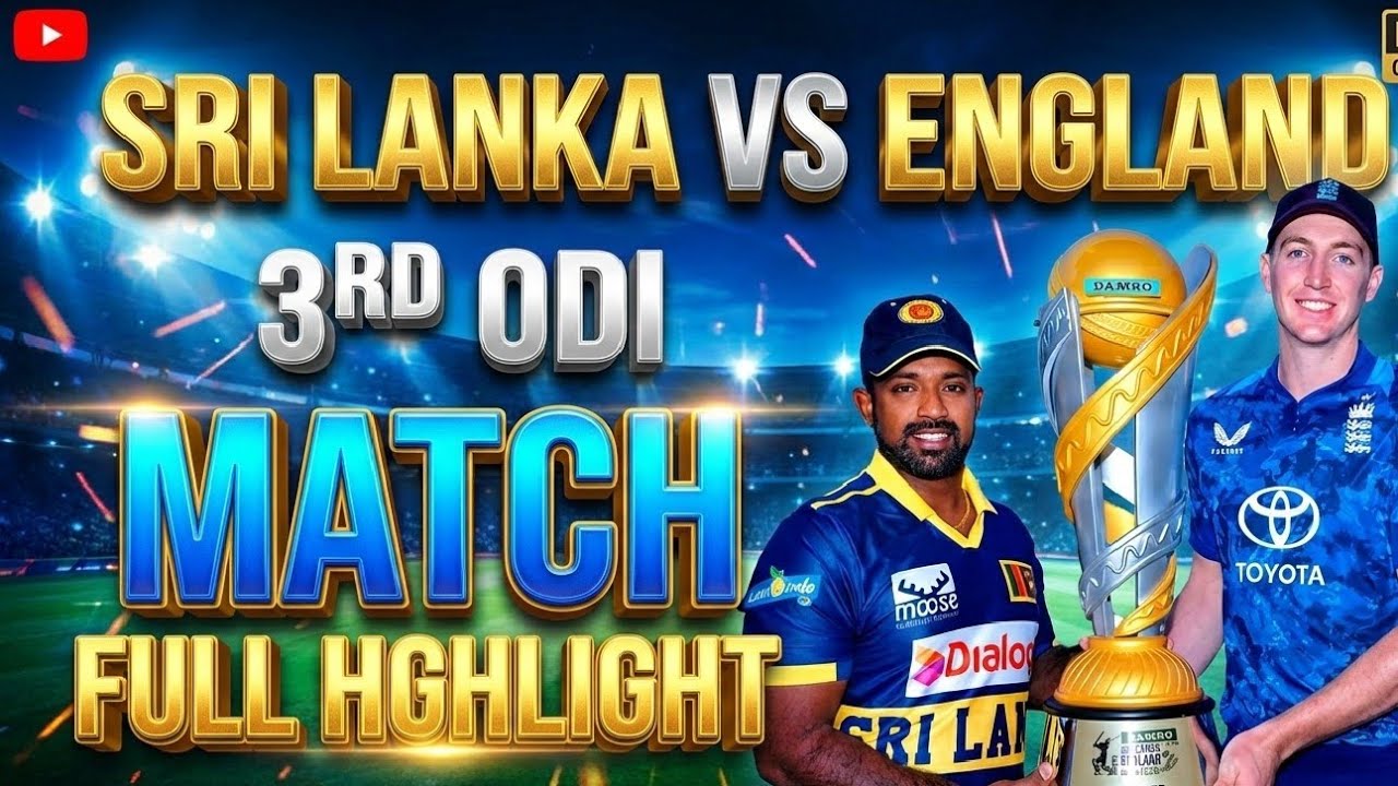 Srilanka Vs England 3rd ODI Full match Highlight / England win/ Subscribe chanal/ #cricket #slvseng 