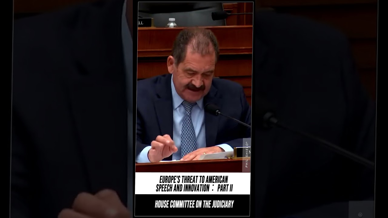 Congress Erupts Over EU &lsquo;Censorship Regime&rsquo; &mdash; The Hearing They Tried to Bury
