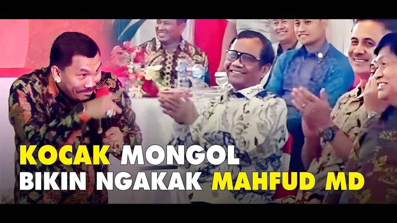 Mongol Stand Up - Di Depan Mahfud MD - Saya Takut Jadi Pejabat Lebih Baik Jadi Artis
