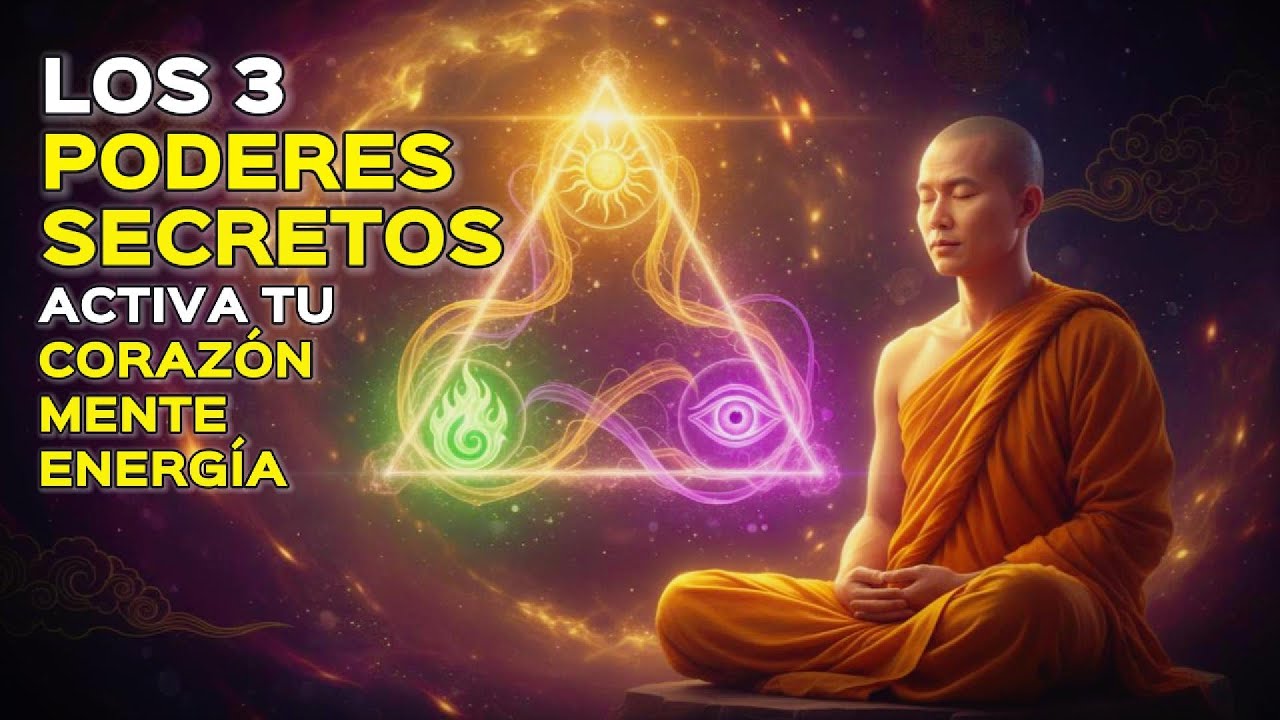 El Tri&aacute;ngulo SECRETO del PODER BUDSITA: DESPIERTA tu Coraz&oacute;n, tu Mente y tu Energ&iacute;a | BUDISMO