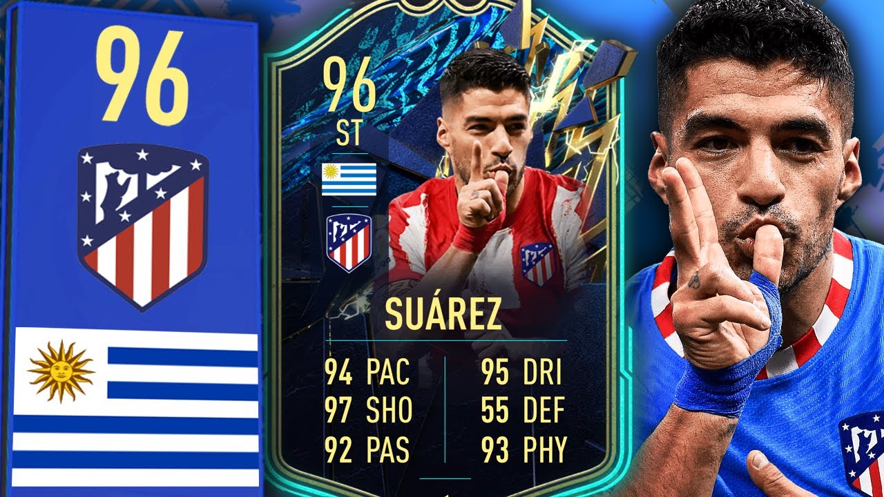 Trzecia najpotężniejsza karta napastnika w FIFA 22! - TOTS Luis Suarez