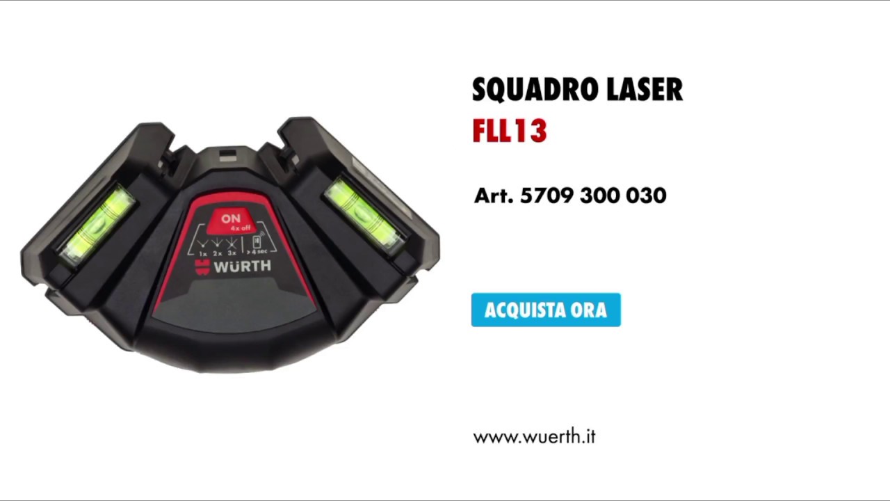 Squadro laser per pavimenti FLL 13 | W&uuml;rth