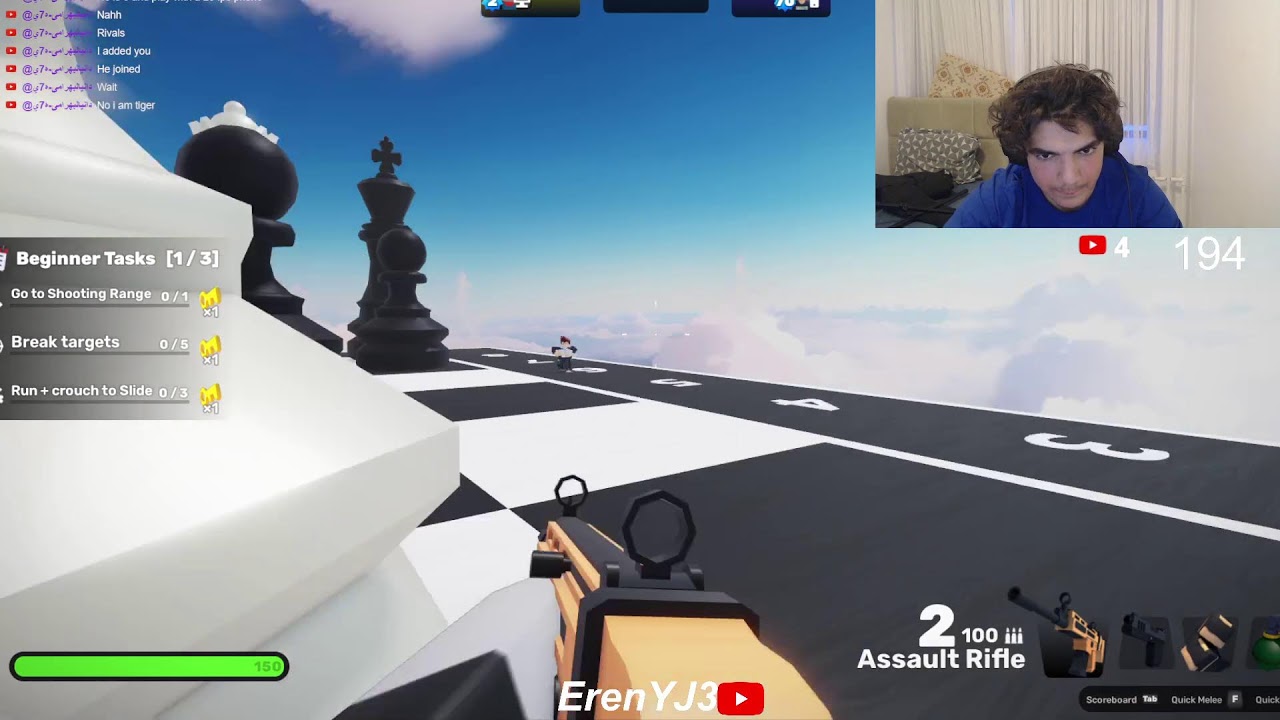 DOING OR PLAYING WHAT CHAT SAYS JOINN LIVE NOW