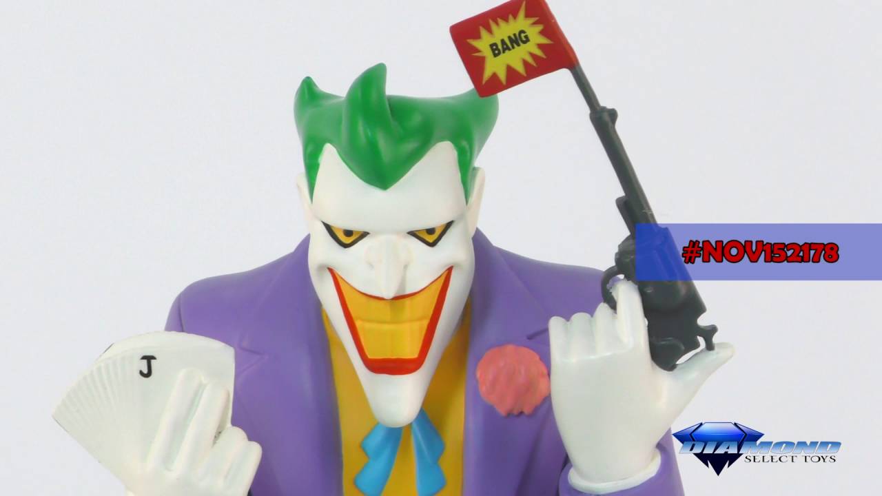 Batman: The Animated Series The Joker Resin Bust 360 + Packaging