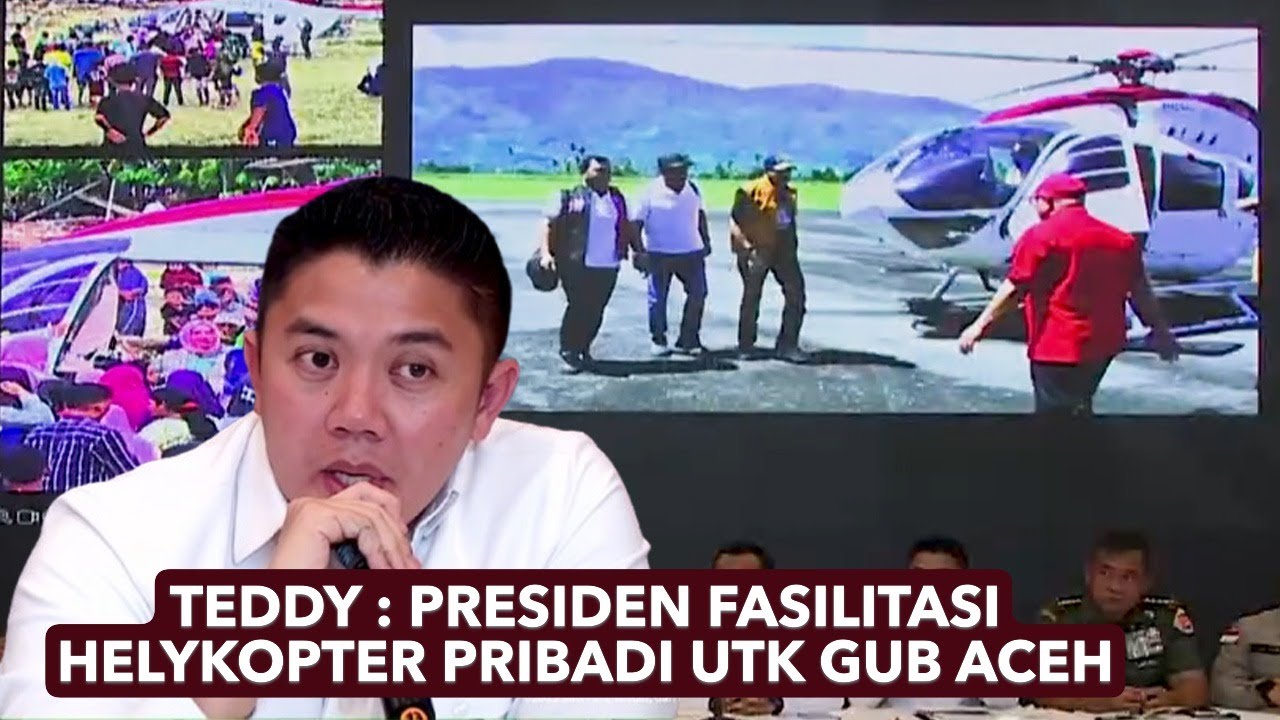 LUAR BIASA! Heli Pribadi Presiden Prabowo Untuk Gub Aceh Muzakir Manaf Mualem - Seskab Teddy