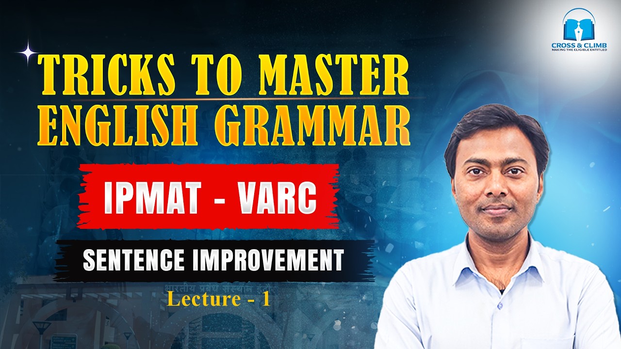 IPM English Grammar Tricks | Master Sentence Improvement for IPMAT