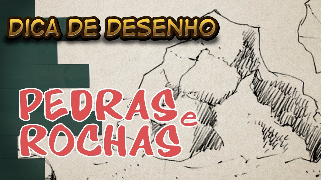 Como desenhar Pedras | Dica de desenho