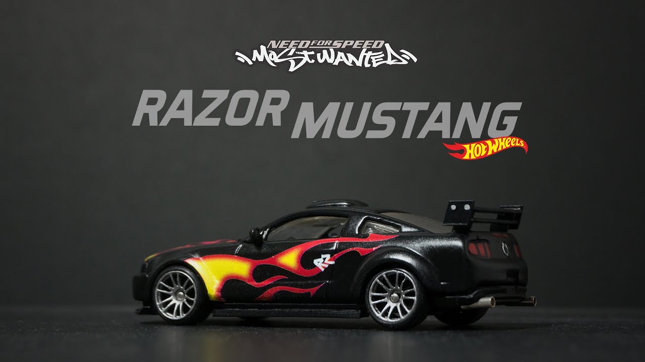 Ford Mustang Razor NFS Most Wanted Hot Wheels Custom