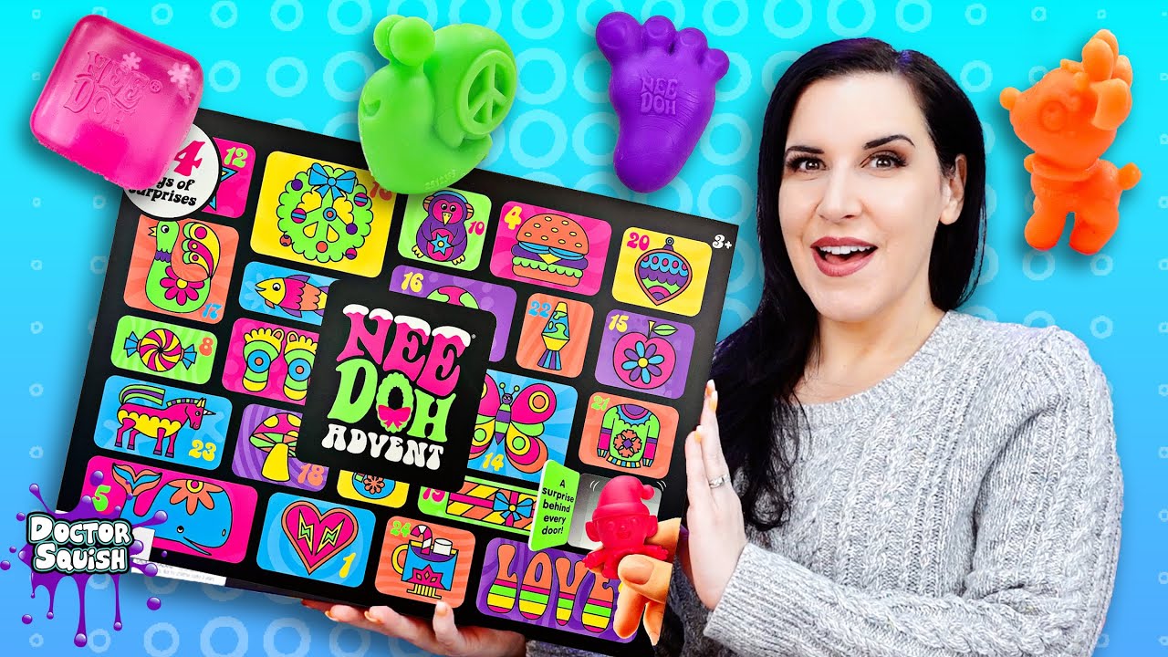 24 Days of NeeDoh Squishies! Full Advent Unboxing