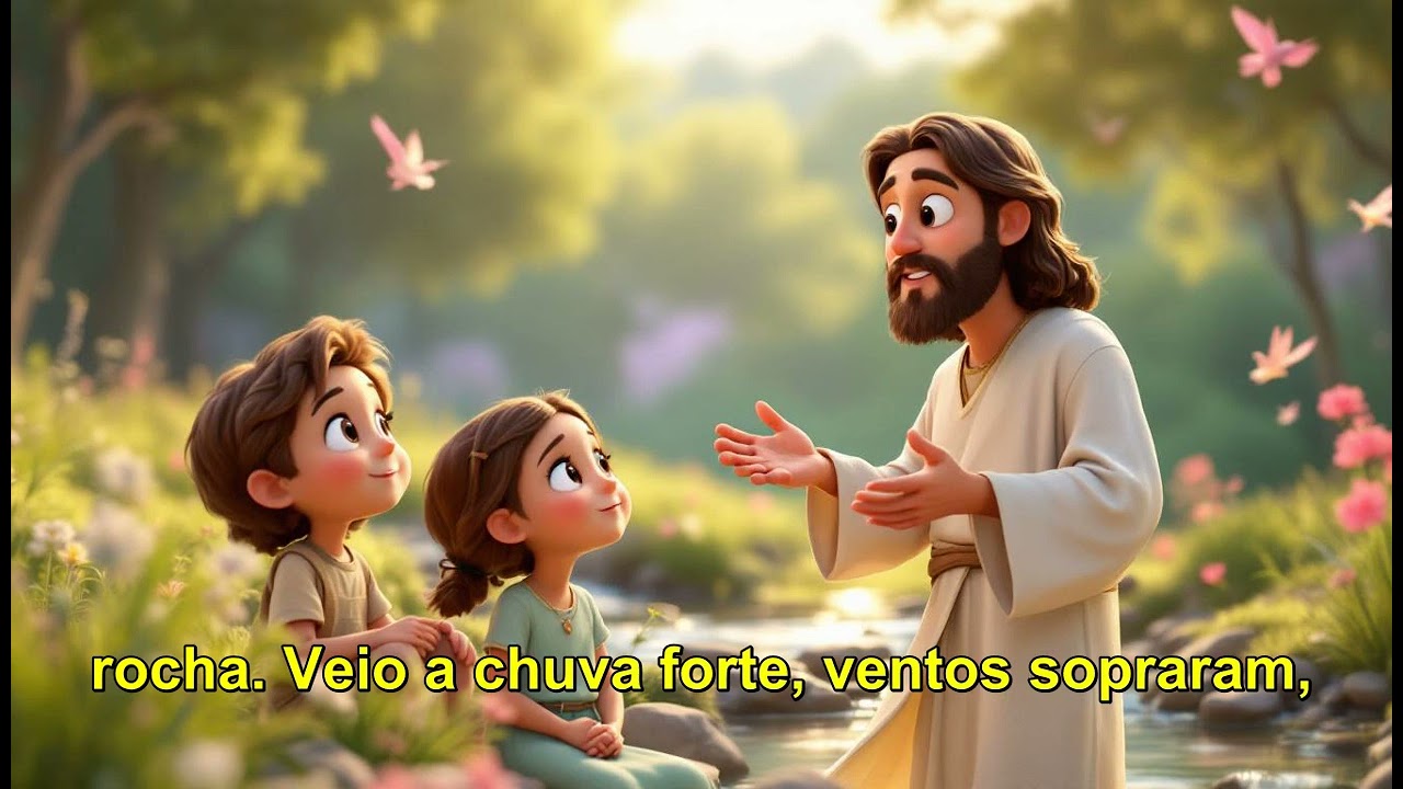 JESUS E A CASA NA ROCHA: UMA HISTÓRIA PARA CRIANÇAS...