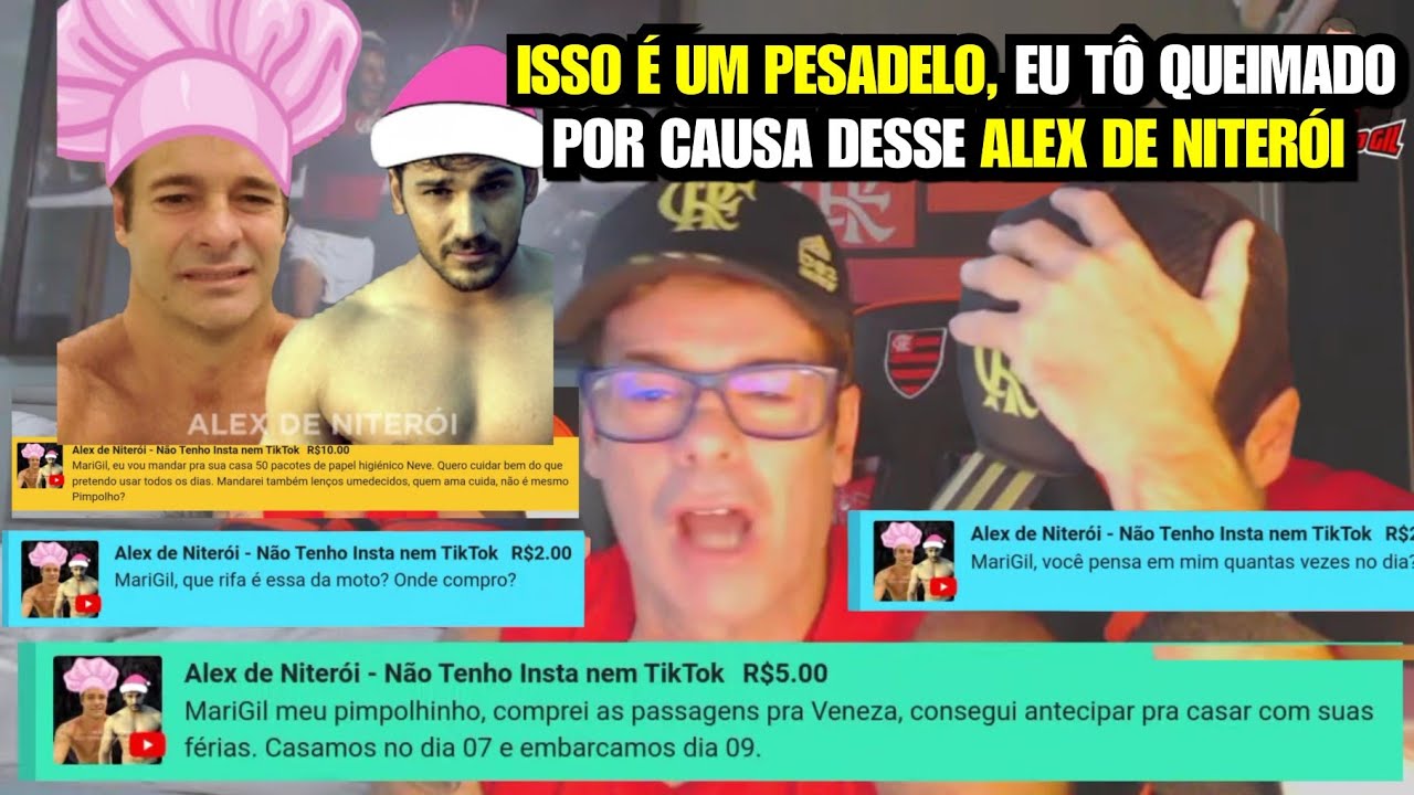 MARIGIL KKKKKK PARTE 33 ALEX DE NITERÓI DEIXOU O FERNANDO GIL MALUCO NA LIVE