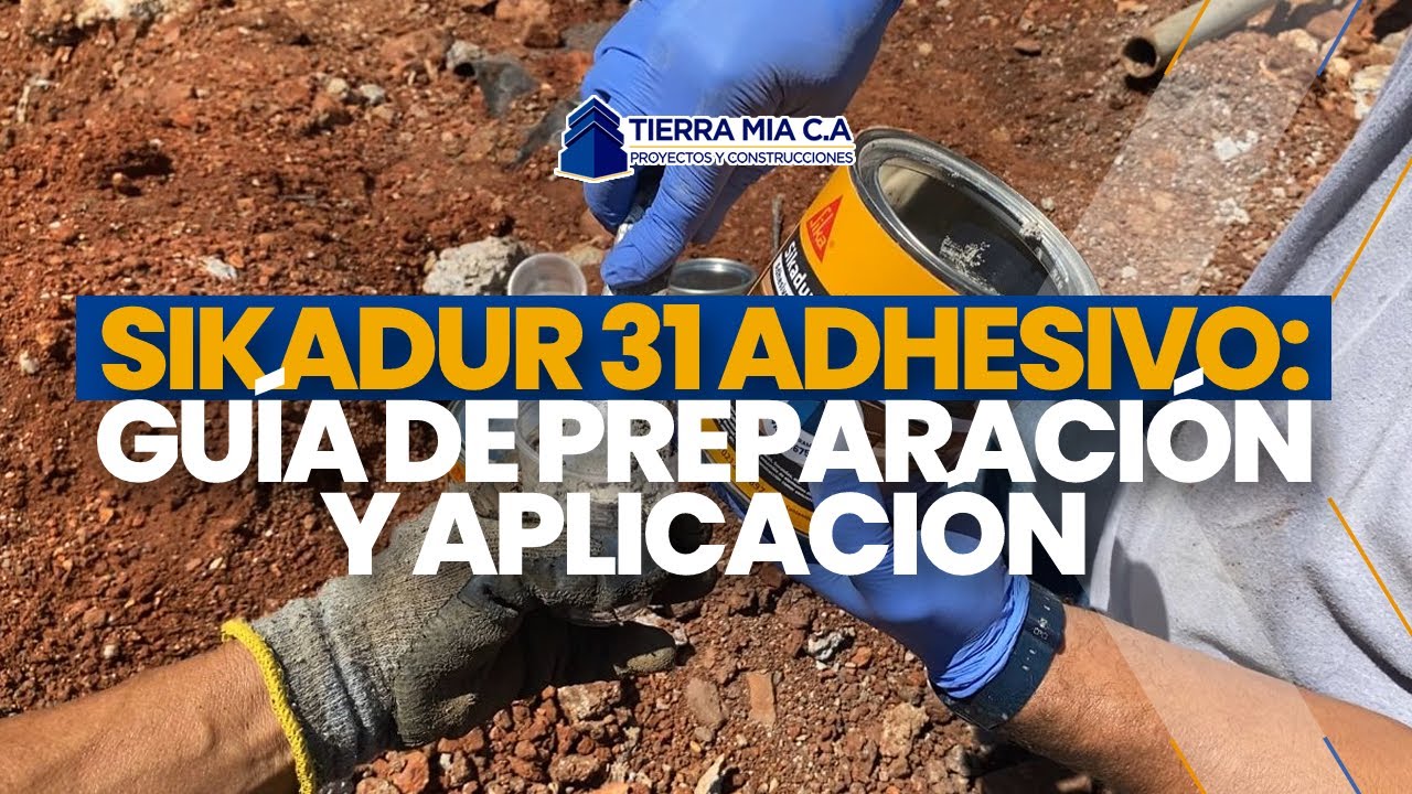 Aprende a usar el SIKADUR 31 ADHESIVO 🔺 como un profesional 👷🏽‍♂️🚧 y transforma tus proyectos