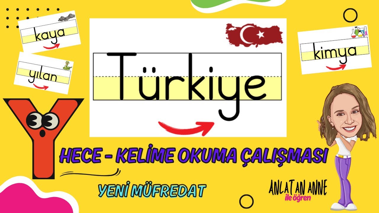 1. Sınıf “y-Y” Harfi Hece/Kelime Okuma Çalışması - Hece Birleştirme (Yeni Müfredat) #birincisınıf