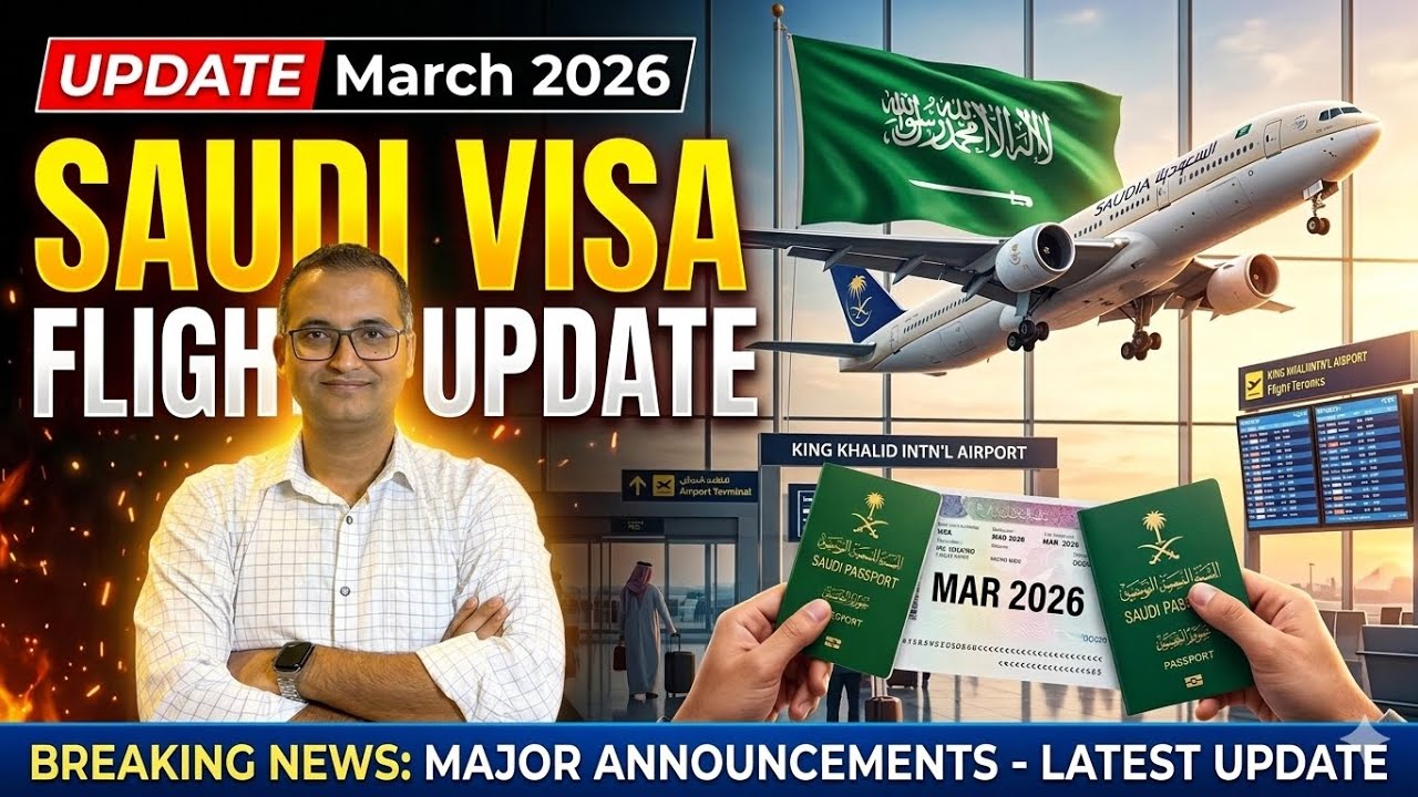 Saudi Arabia travel News 🚨 Visa Rules & Flights Latest Update video 02 of 02
