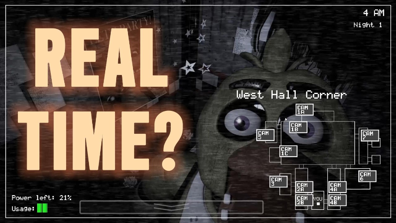 FNAF in REAL TIME is UNREAL!